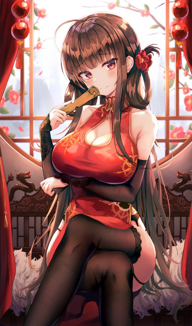 【二次】チャイナ服・チャイナドレスを着た女の子の画像　その９